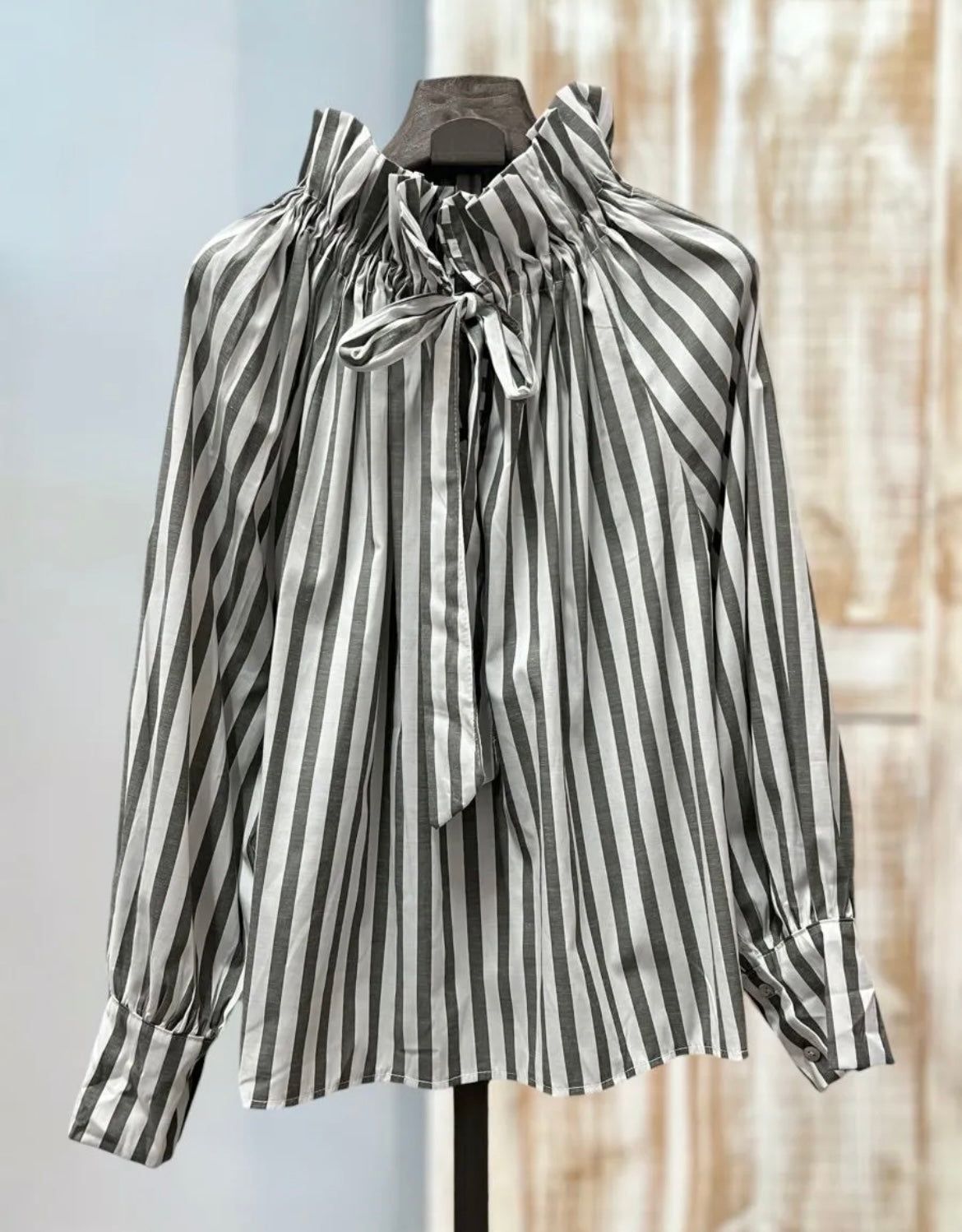 Camisa rayas lazo
