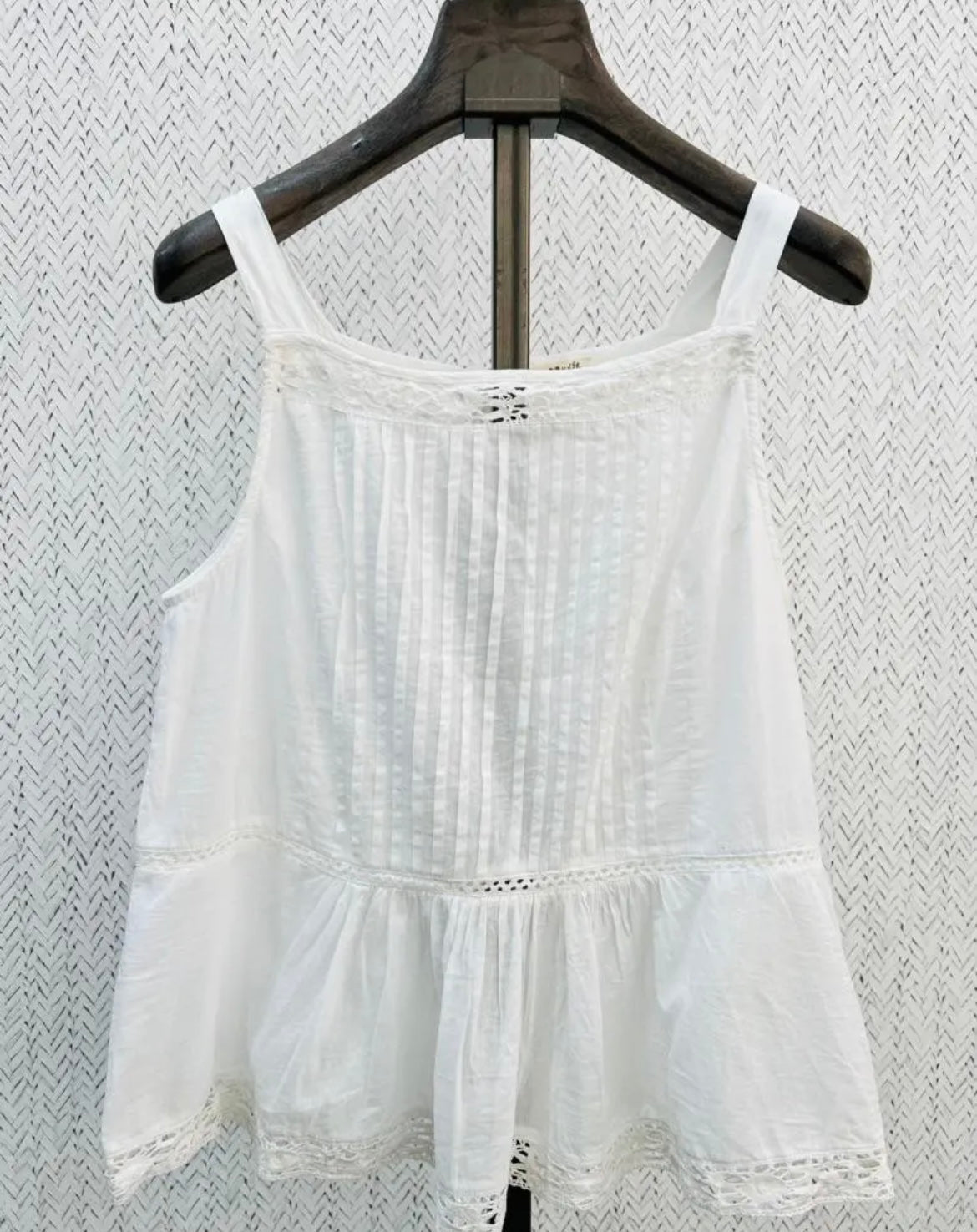 Camisa blanca bordado