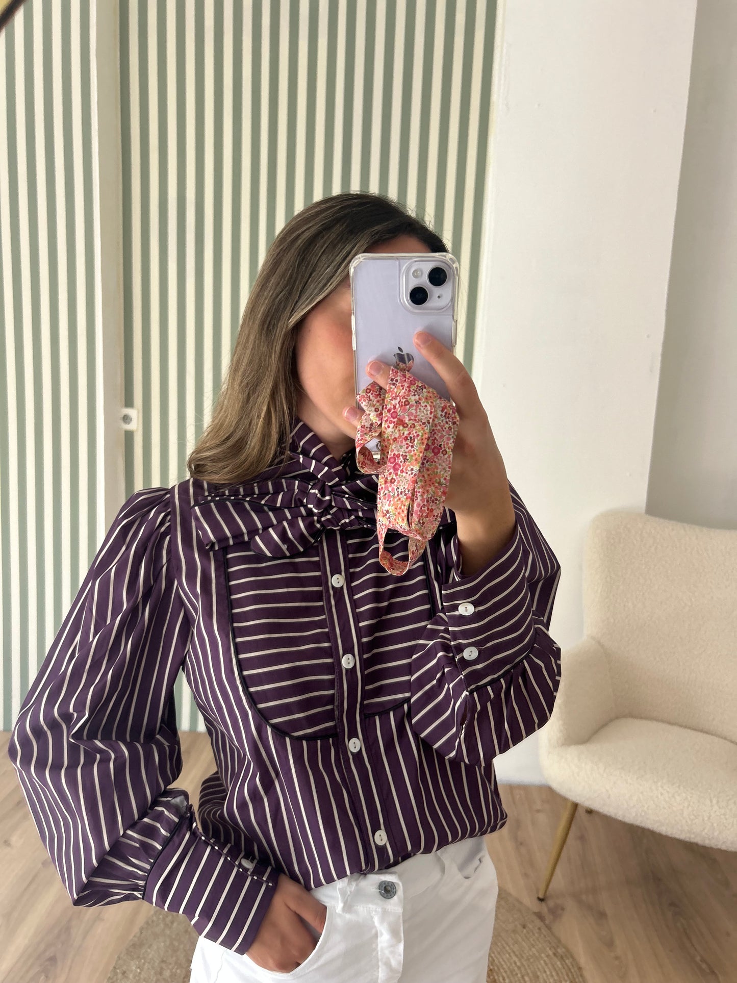 Blusa lazada rayas