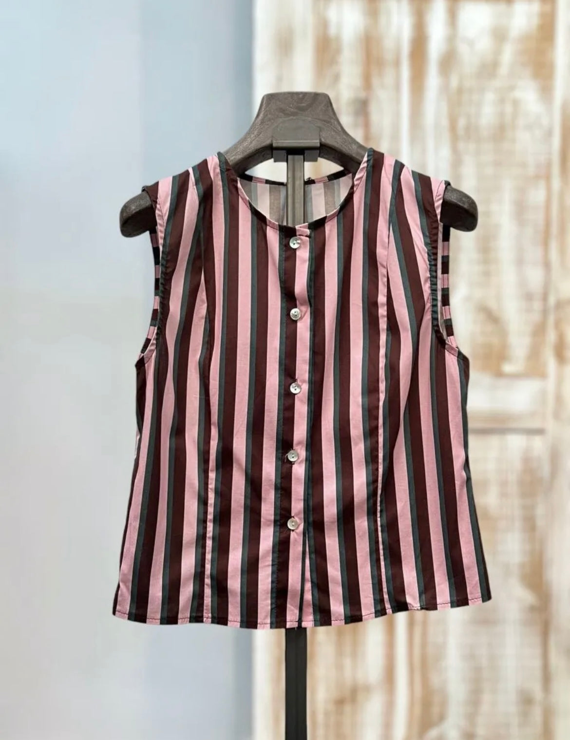 Camisa estampada rayas