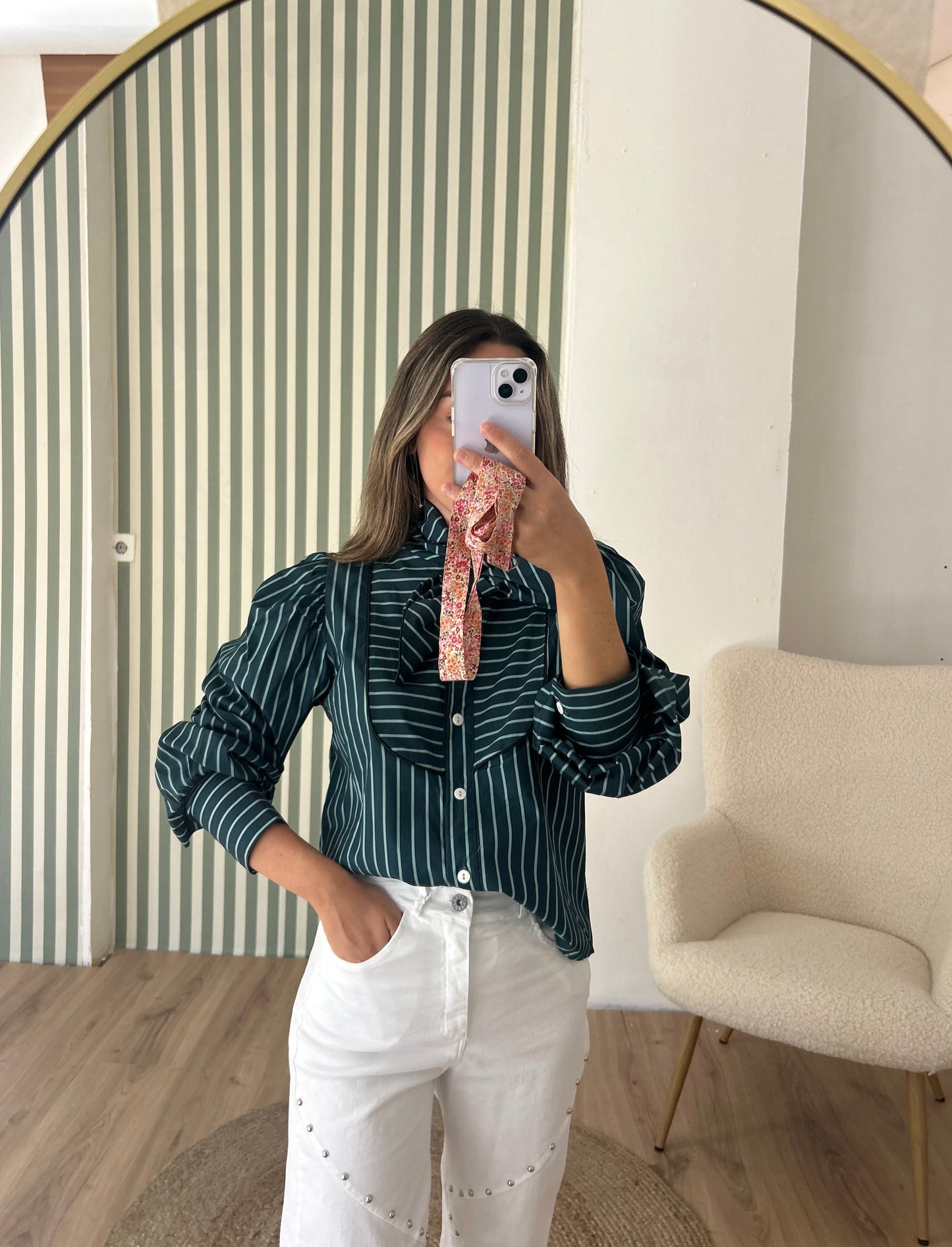 Blusa lazada rayas