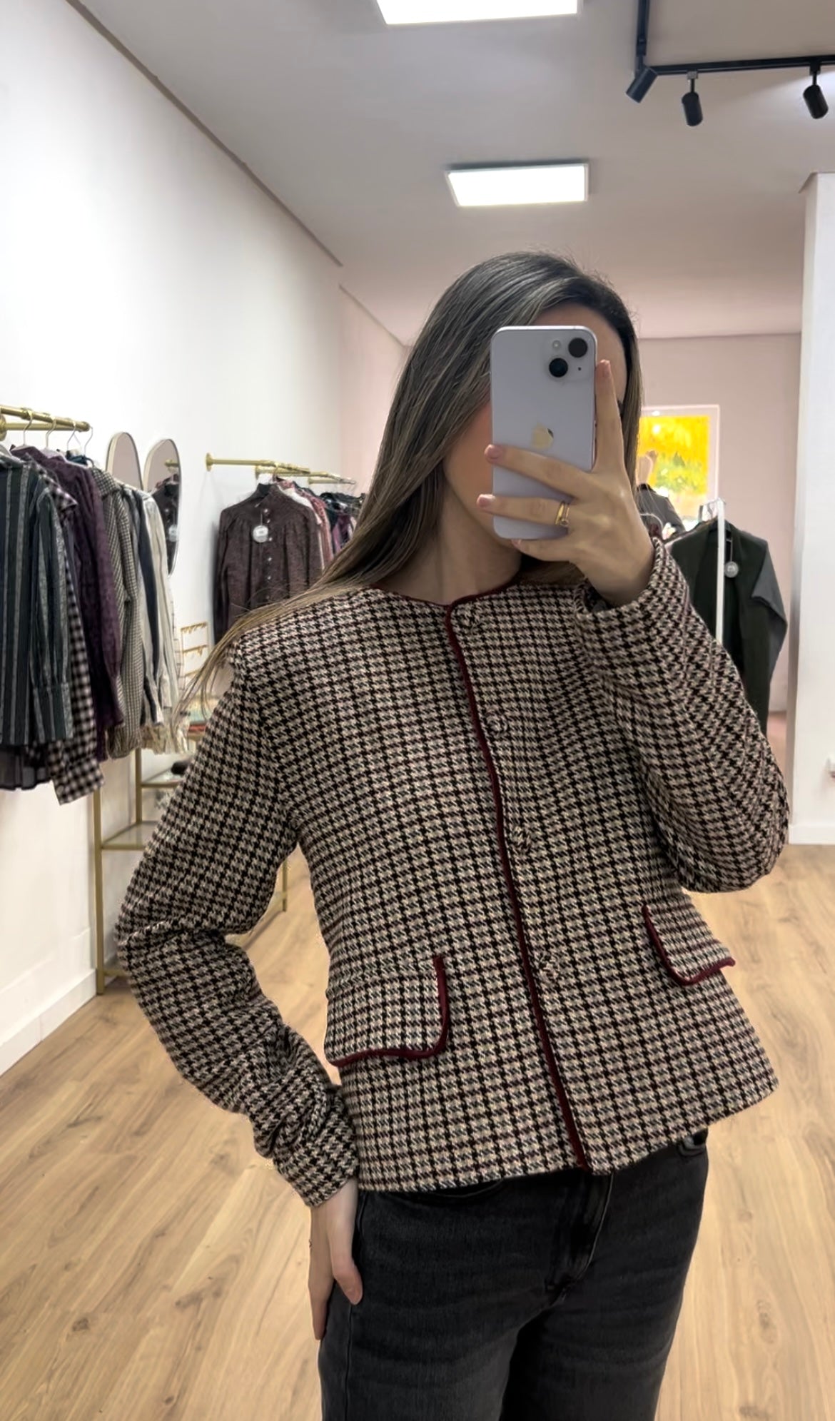 Chaqueta cuadros