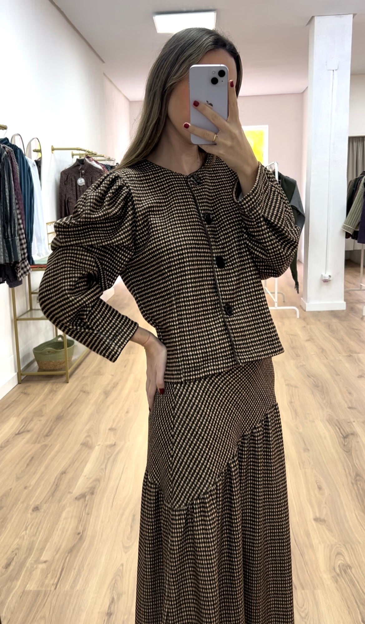 Chaqueta manga abullonada
