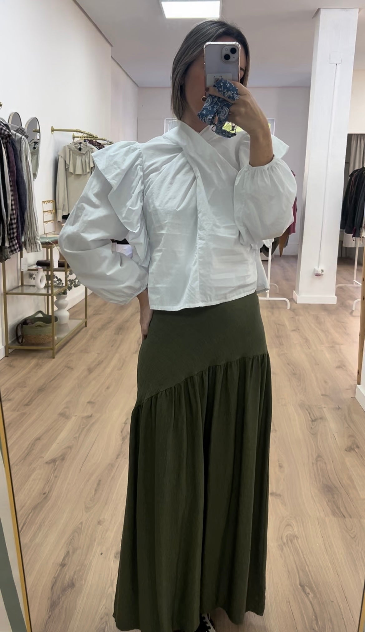falda verde