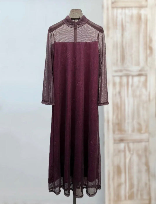 Vestido buganvilla gasa