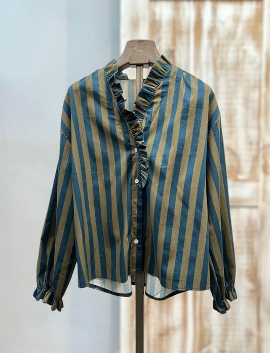 Blusa estampada rayas