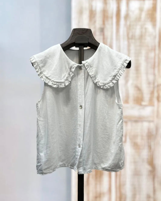 Blusa blanca cuello