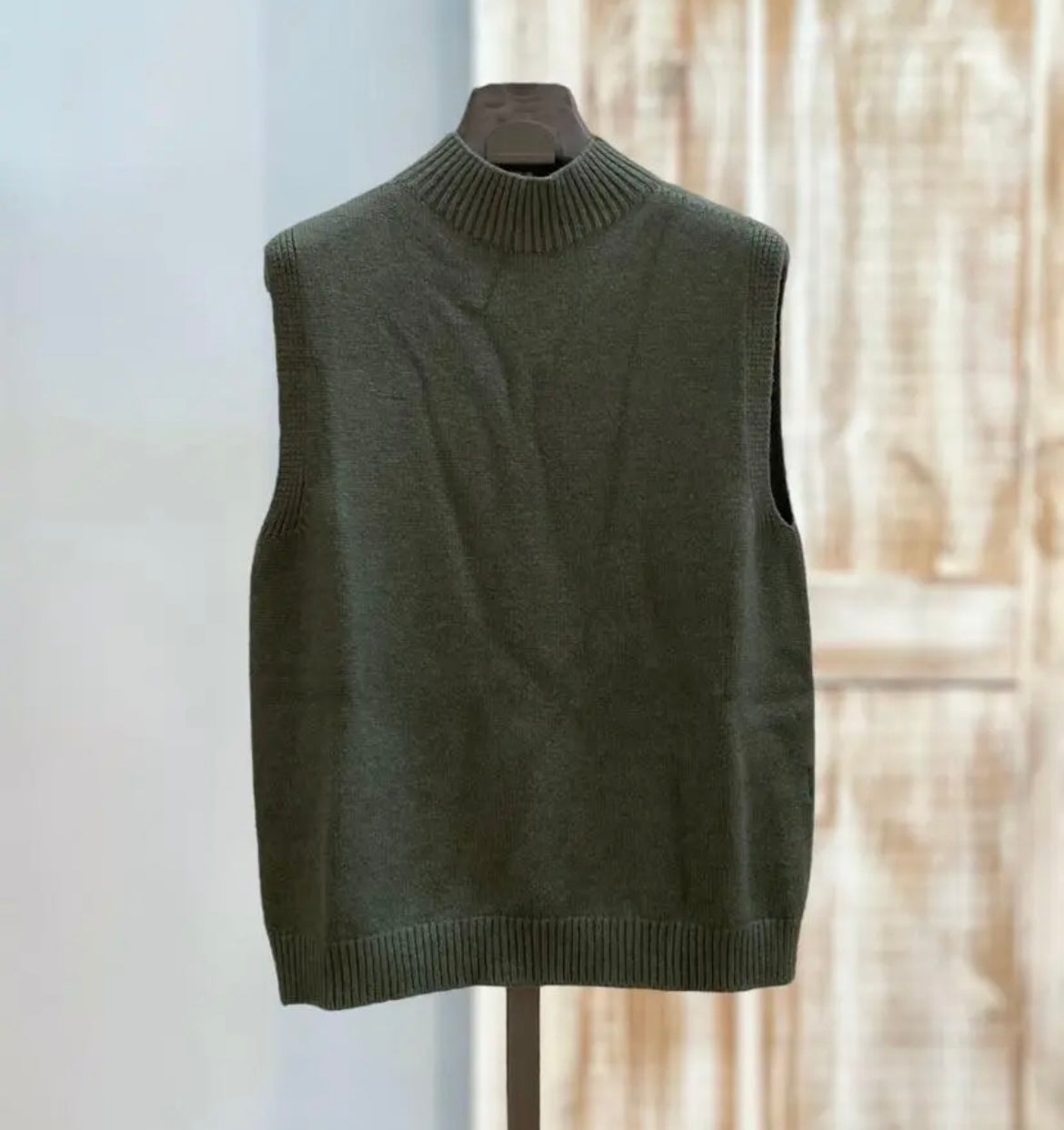 Chaleco verde punto