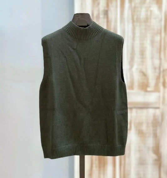 Chaleco verde punto