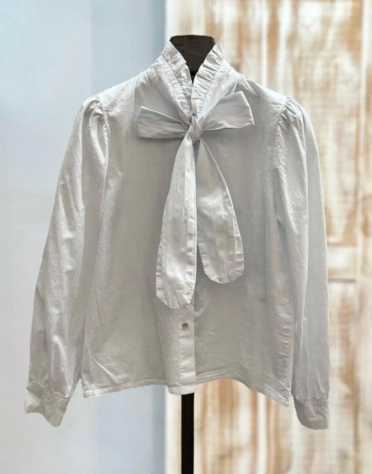 Blusa blanca lazada