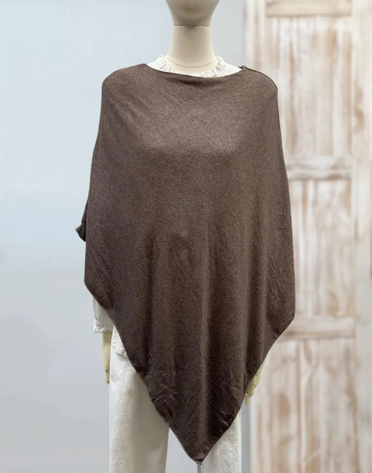 Capa punto marrón chocolate