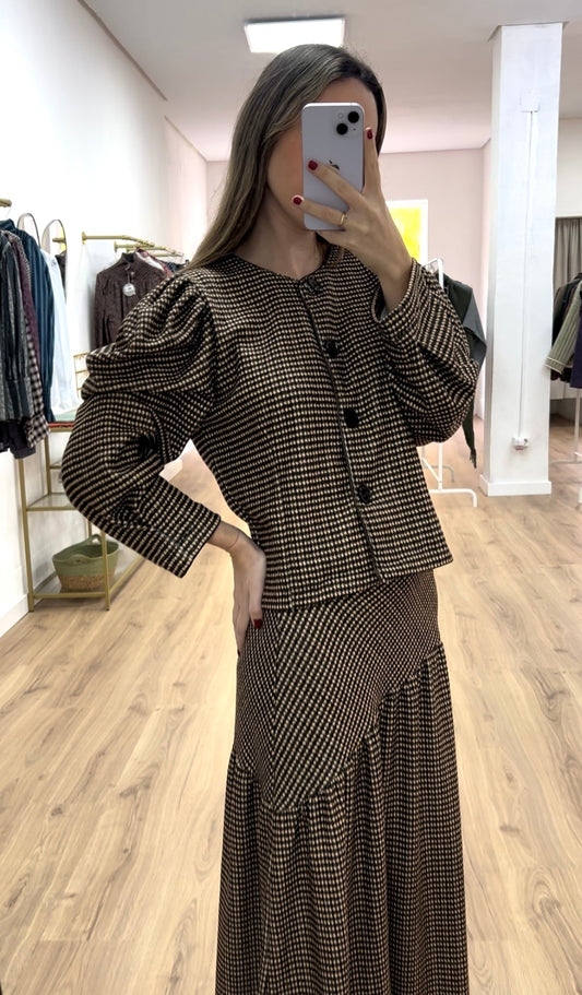 Chaqueta manga abullonada