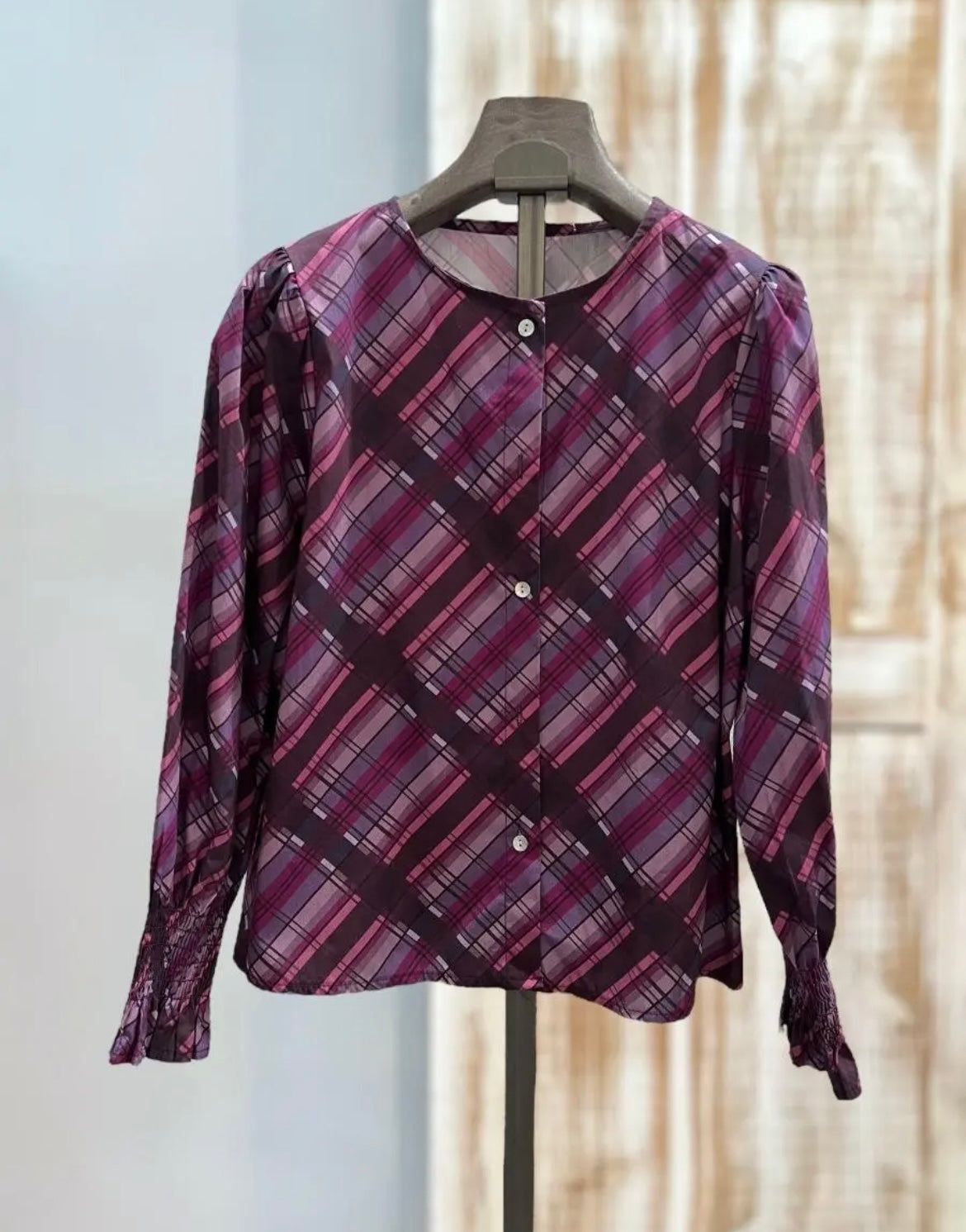 Conjunto morado estampado