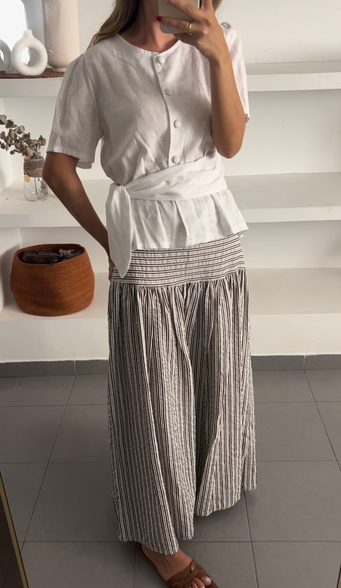 Camisa blanca lazada