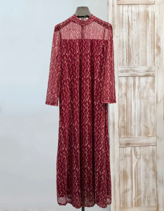 Vestido invitada tela gasa