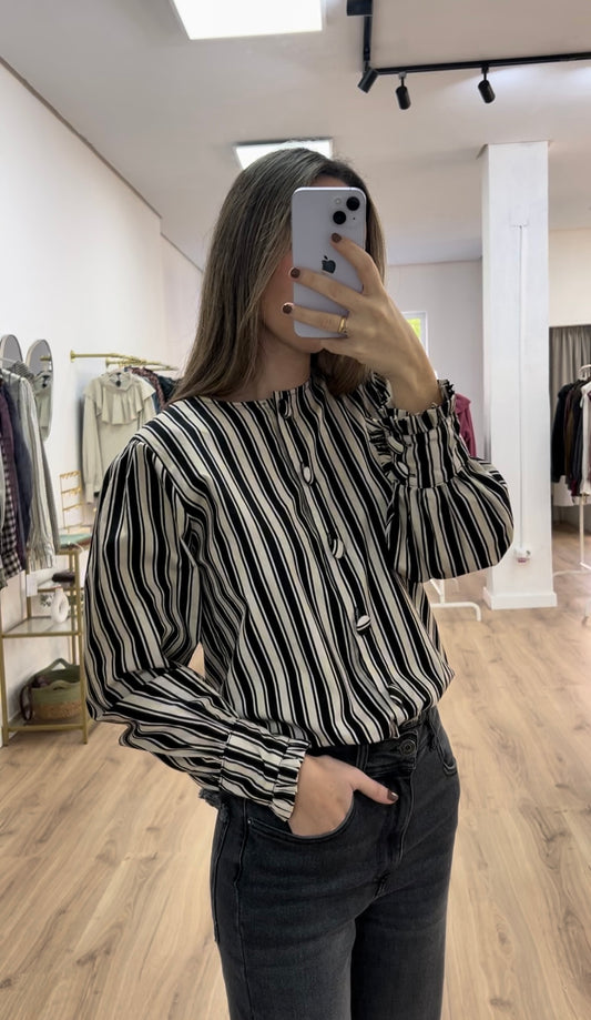 Camisa rayas botones