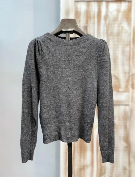 Jersey manga abullonada gris